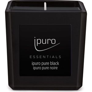 Ipuro Essentials Pure Black Geurkaars 125gr.