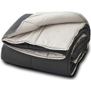 SLAAPP - Wasbaar Dekbed Zonder Overtrek - Grijs - 200 x 200 cm