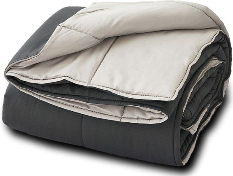 SLAAPP - Wasbaar Dekbed Zonder Overtrek - Grijs - 200 x 200 cm