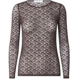 SisterS point T-shirt Gimas Ls 19551 D. Chocolate Dames Maat - XS