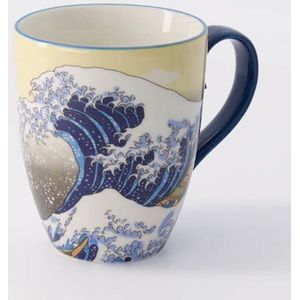 Tokyo Design Kawaii - mok - Hokusai - 380ml - Big wave - porselein