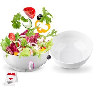 Equivera oliebollenschaal - Jaarwisseling - Kommen 20,5 cm - set van 2 - porseleinen warmwitte Shiro-soepkommen - inhoud tot 1200 ml - geschikt voor Japanse ramen - Vietnamese Pho-noedels - salades - desserts - B-keus met lichte glazuurschade