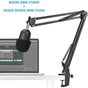 professional microphone arm - QuadCast Boom Arm Stand / microfoonhouder, microphone arm standard adjustable microphone stand