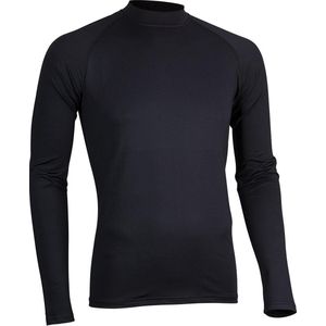 Avento Shirt Base Layer Lange Mouw - Mannen - Zwart - Maat S