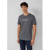 s.Oliver - T-shirt - Zwart - Met Frontprint