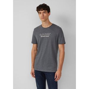 s.Oliver - T-shirt - Zwart - Met Frontprint