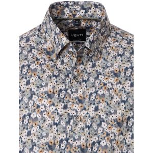 Venti Overhemd Kent Kraag Met Motief Modern Fit - XXL