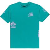 Quiksilver - Evo Quik Rituals - T-shirt - Groen - Korte Mouwen