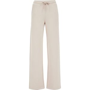 WE Fashion - Wide Leg Broek - Beige - Regular Fit - Viscose