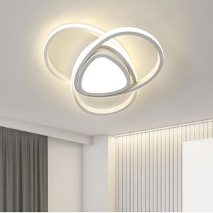 Goeco plafondlamp - 30cm - Medium - LED - 36W - 4050lm - natuurlijk licht - 4500K - voor slaapkamers woonkamer keuken badkamer hal