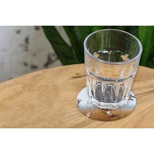 Onderzetters voor glazen - Rond - Eend - Vogel - Riet - Water - Eenden - 10x10 cm - Glasonderzetters - 6 stuks