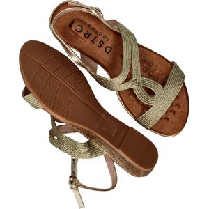 DSTRCT sandaal - Dames - Goud - Maat 36