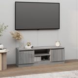 The Living Store TV-kast Classic - 102 x 30 x 36 cm - Grijs Sonoma Eiken