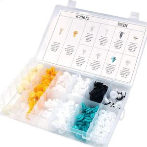 210 Stks Push Type Retainer Clips voor diverse automerken met Plastic Opbergkoffer