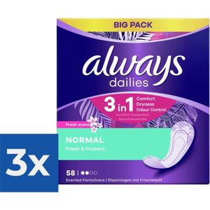Always - Fresh Normal - Voordeelpak - Voordeelverpakking 3 stuks