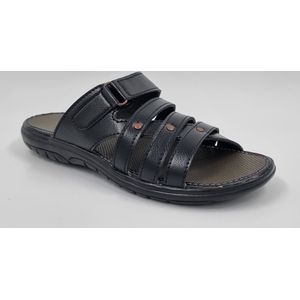 Walking - Slippers Heren - Licht Gewicht Heren Slippers - Slippers met een Zacht Voetbed - Zwart – Maat 45