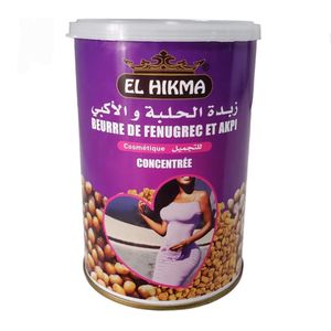 Pure Fenegriek Boter Met Akpi Olie | Bevat Ricinodendron & Djansang | 100% Natuurlijk & Puur | 350ML