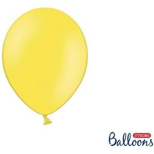 Strong Ballonnen 23cm, Pastel Lemon Zest (1 zakje met 100 stuks)