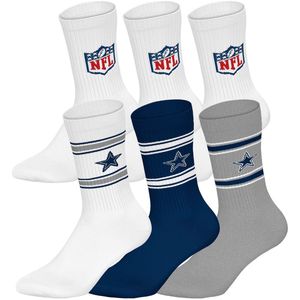 NFL Sokken NFL 6Pack Crew Socks Set van 6