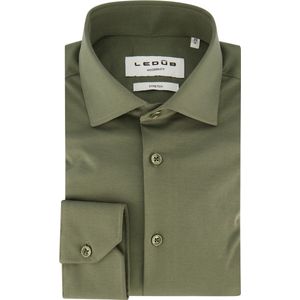 Ledub business overhemd groen