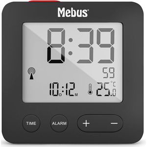 Funkwecker met Temperatuur en Projectie - Compact Reisformaat