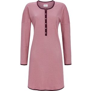 Ringella - Nachthemd - Roze - Katoen - Lange Mouwen