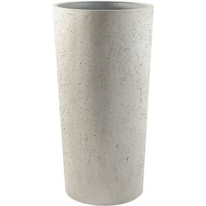Grigio Vase Tall M 36x36x68 White-Concrete