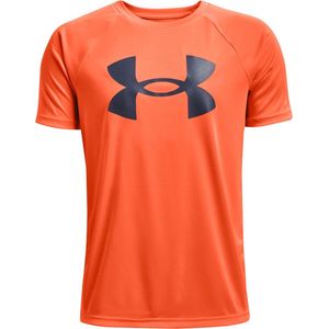 Under Armour Tech Big Logo SS-Blaze Orange / / Utility Blue