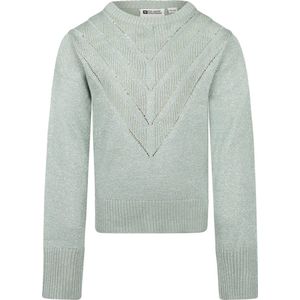 No Way Monday-Girls Pullover ls-Sage - Maat 134