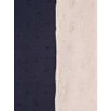 Vertbaudet - Set van 2 - Maillots - Roze en Marineblauw - Jacquard Sterrenpatroon