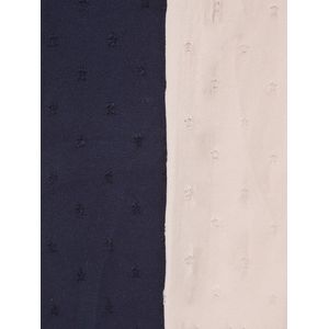 Vertbaudet - Set van 2 - Maillots - Roze en Marineblauw - Jacquard Sterrenpatroon