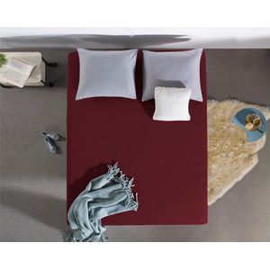 Hoogwaardige Jersey Hoeslaken Bordeaux | 90x200 | 135 Gram| Zacht En Comfortabel