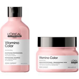 L'Oréal Professionnel Serie Expert Vitamino Color Shampoo 300ml + Mask 250ml