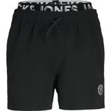 Jack & Jones Junior Jongens Zwemshort JPSTFIJI Dubbele Waistband Zwart - Maat 128