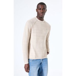 GARCIA - Gebreide Trui - Bruin - Regular Fit - Ronde Hals