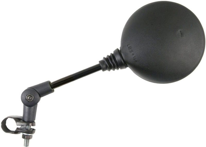 VICMA Spiegel E141 - Rond - Zwart - Kunststof - Inbouwplaats Aan Beide Zijde