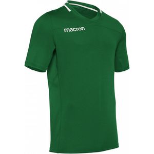 Macron Alioth Shirt Korte Mouw Heren - Groen / Wit | Maat: M