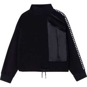 Dkny - D35R77-09B - Sweatshirt - Zwart - 14 Years - Meisjes