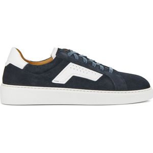 Magnanni Sneakers Heren - Lage sneakers / Herenschoenen - Suède - 25349 sue - Blauw - Maat 42