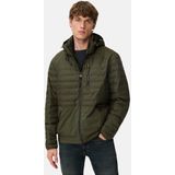 camel active teXXXactive® Blouson met afneembare capuchon - Maat menswear-50 - Bosgroen