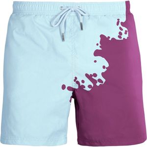 SEA'SONS - Zwembroek Jongens - Kleurveranderend - Sneldrogend - Paars - Maat 98/104 (SEASONS - Kleur veranderend)