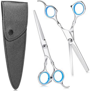 Professionele kappersscharen set met beschermhoes - 3 stuks - 6,7 inch - Voor beginners en salons