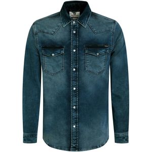 Gabbiano - 335734 - Overhemd - Dark Blue - Jogg Denim