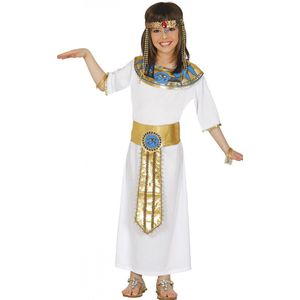 Egypte Kostuum | Cleopatra Van De Nijl | Meisje | 7 - 9 jaar | Carnaval kostuum | Verkleedkleding