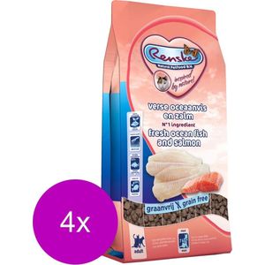 Renske Kat Adult Maxi Verse Zeevis&Zalm - Kattenvoer - 4 x 400 g