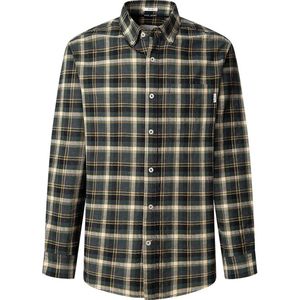 Pepe Jeans - PM308852 - Overhemd - Groen - Katoen - Lange Mouwen