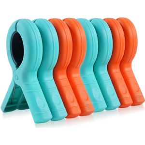 Ibenzoa® Kleurrijke en stevige handdoekklemmen voor strandstoelen en dagelijks gebruik