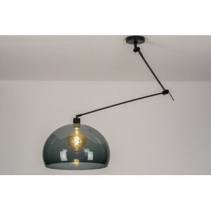 Lumidora Hanglamp 30740 - BRISBANE - E27 - Zwart - Kunststof - ⌀ 38 cm