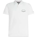 Tommy Hilfiger Archive Graphic Regular Fit Korte Mouw Poloshirt Wit S Man