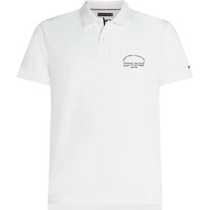 Tommy Hilfiger Archive Graphic Regular Fit Korte Mouw Poloshirt Wit S Man
